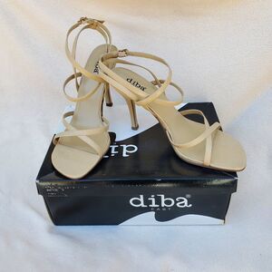 Diba beige high heel sandals